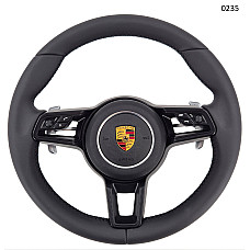 Спортен волан с черен шев за Porsche 911 718 Panamera Macan Cayenne– 0235